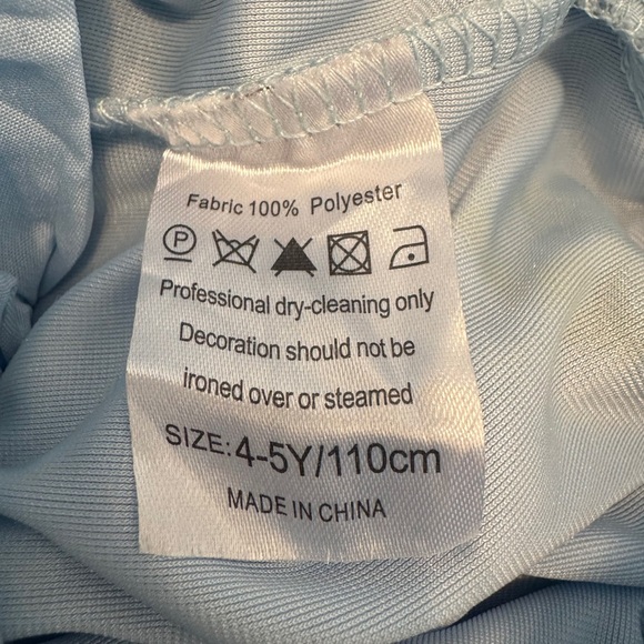 Cinderella Blue Princess Dress with Tulle Skirt Size 4-5Y - Picture 7 of 8